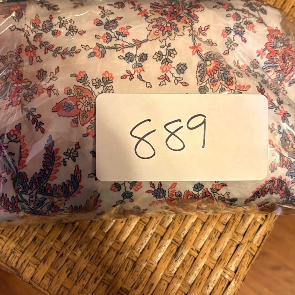 Chaps Button Down Shirt Womens 1X Multicolor Good Floral Paisley No Iron Cotton - Picture 6 of 6